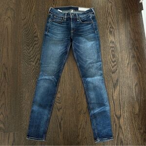 Rag & Bone Cate Mid Rise Skinny Jean - Valley Line - Size 24